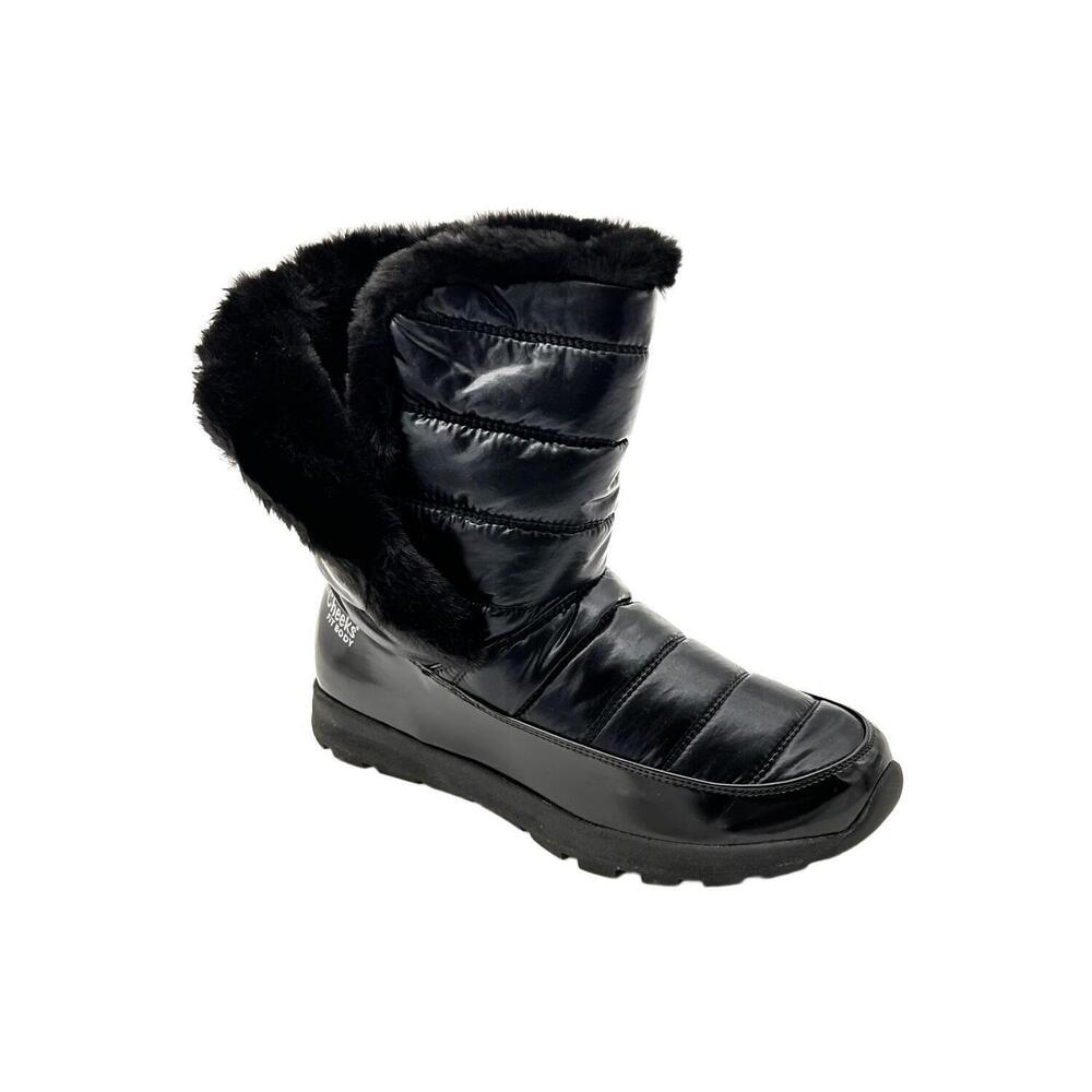 Tony Little Cheeks Fit Body Water Repellent Puffer Boot Black - Wide